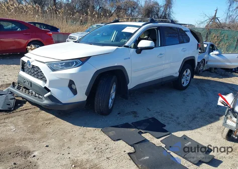 2019 Toyota Rav4 Hybrid Xle из США, поврежденный, VIN JTMRWRFV9KD032664